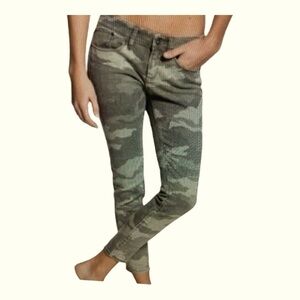 Roxy Sunstrippers Camo Ankle Zip Skinny Jeans Size 26